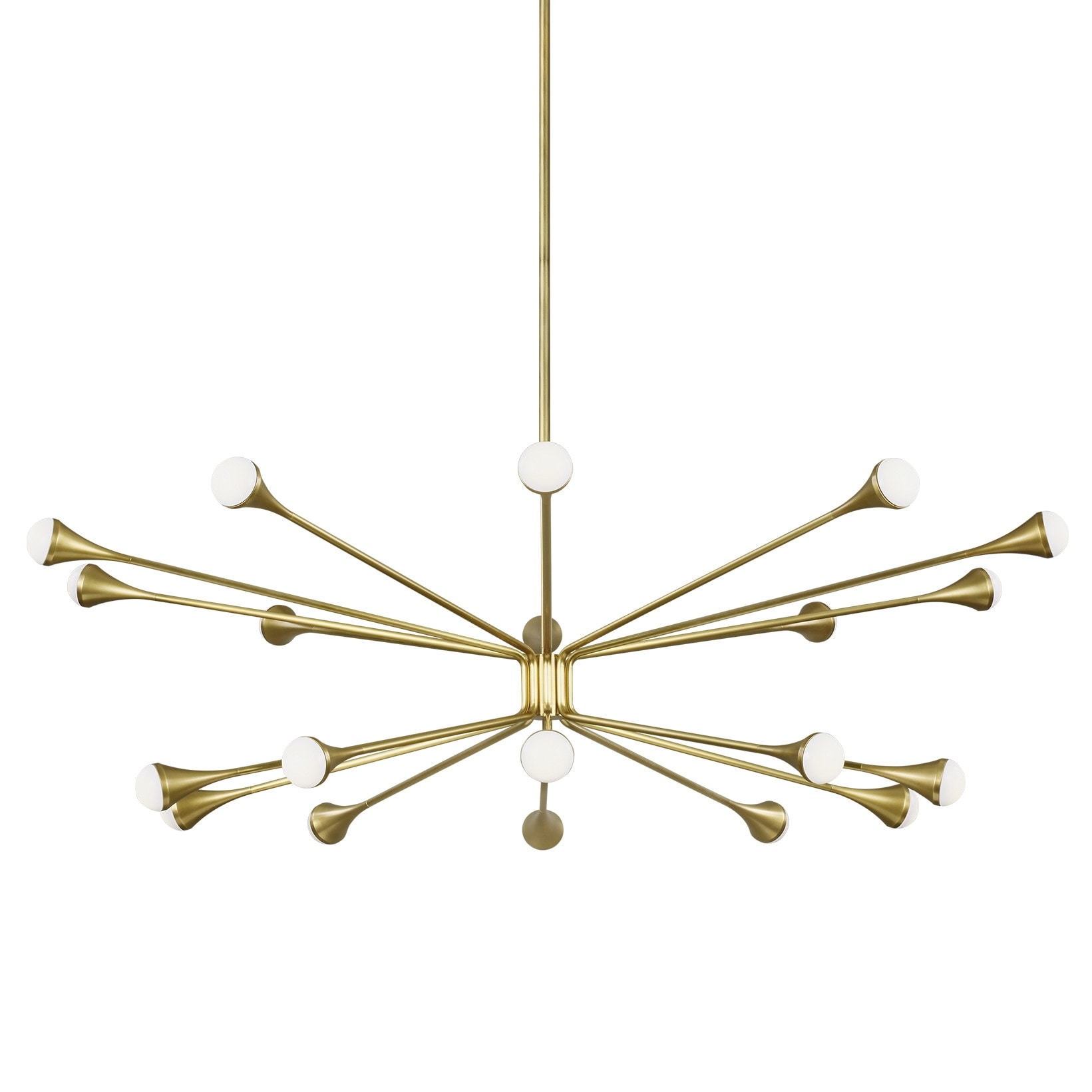 Tech Lighting 700LDY20-LED9  Lody 20 Light 48" Wide LED Chandelier - (Matte Black / 3000K) - Chandeliers For Bedrooms by Overstock.com