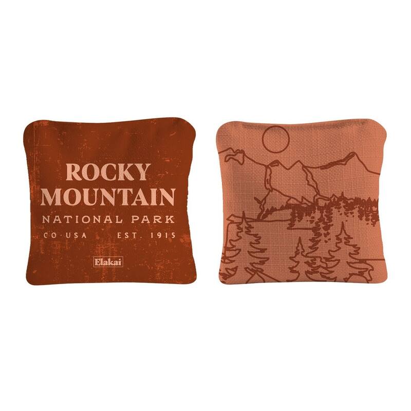 Rocky Mountain National Park Dual Sided Pro Cornhole Bags (Set of 4)