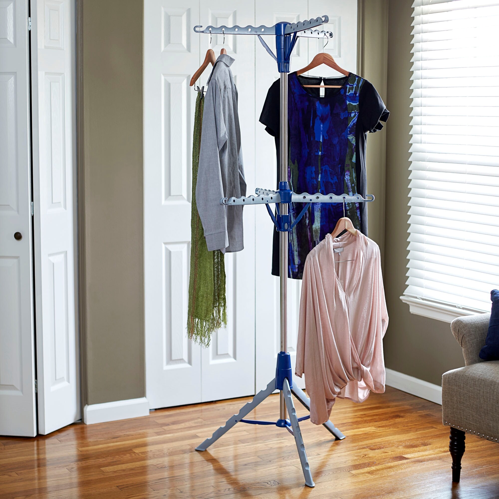 2 tier sales tripod drying rack