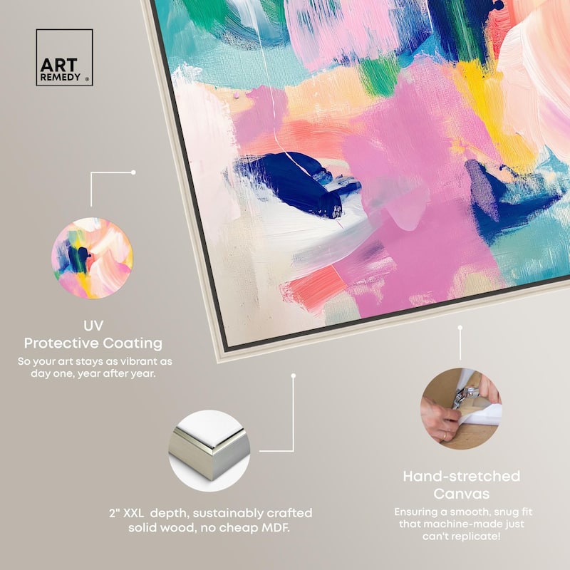 Pigment Play I Canvas by Art Remedy