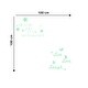 preview thumbnail 5 of 4, Walplus Glow In The Dark Wall Sticker Live Love Laugh Stars Room Decor