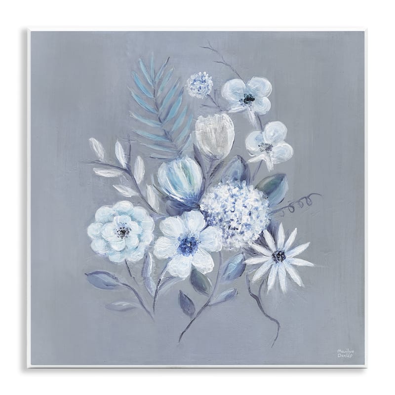 Stupell Mixed Flower Bundle Wall Plaque Art Design By Marilyn Dunlap - 12 x 12