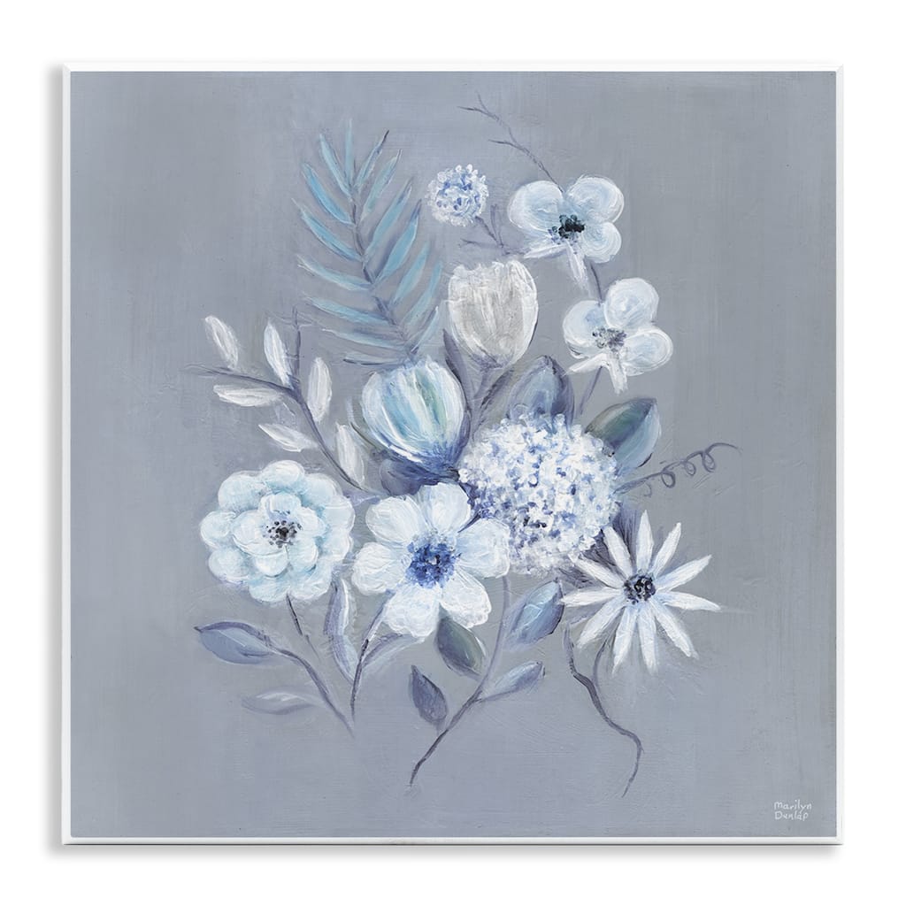 Stupell Mixed Flower Bundle Wall Plaque Art Design By Marilyn Dunlap