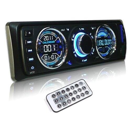 AM/FM Radio Receiver AUX SD LCD Display Wireless Remote Control Bluetooth Audio and Calling MP3 Input Single Din Support USB Built-in Microphone AGPTEK Bluetooth Car Stereo AM/FM Radio Receiver AUX SD LCD Display Wireless Remote Control Bluetooth Audio and Calling MP3 Input Single Din Support USB Built-in Microphone AGPTEK Bluetooth Car Stereo