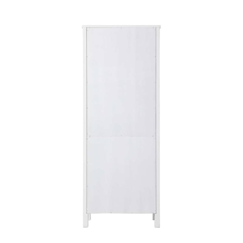Winslow 16-28 Inch Open Shelving Bath Storage Cabinet