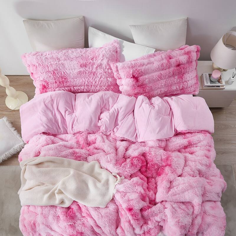 Snowball Chunky Bunny® - Coma Inducer® Comforter Set - Pink Cosmos
