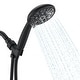 preview thumbnail 1 of 9, YASINU Single-Handle 7-Spray Round High-Pressure Shower Faucet