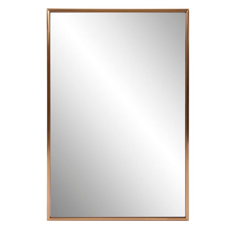 Allan Andrews Rectangular Decorative Stainless Steel Framed Wall & Accent Mirror