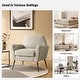 preview thumbnail 15 of 22, Silas Modern Armchair with Metal Legs by HULALA HOME