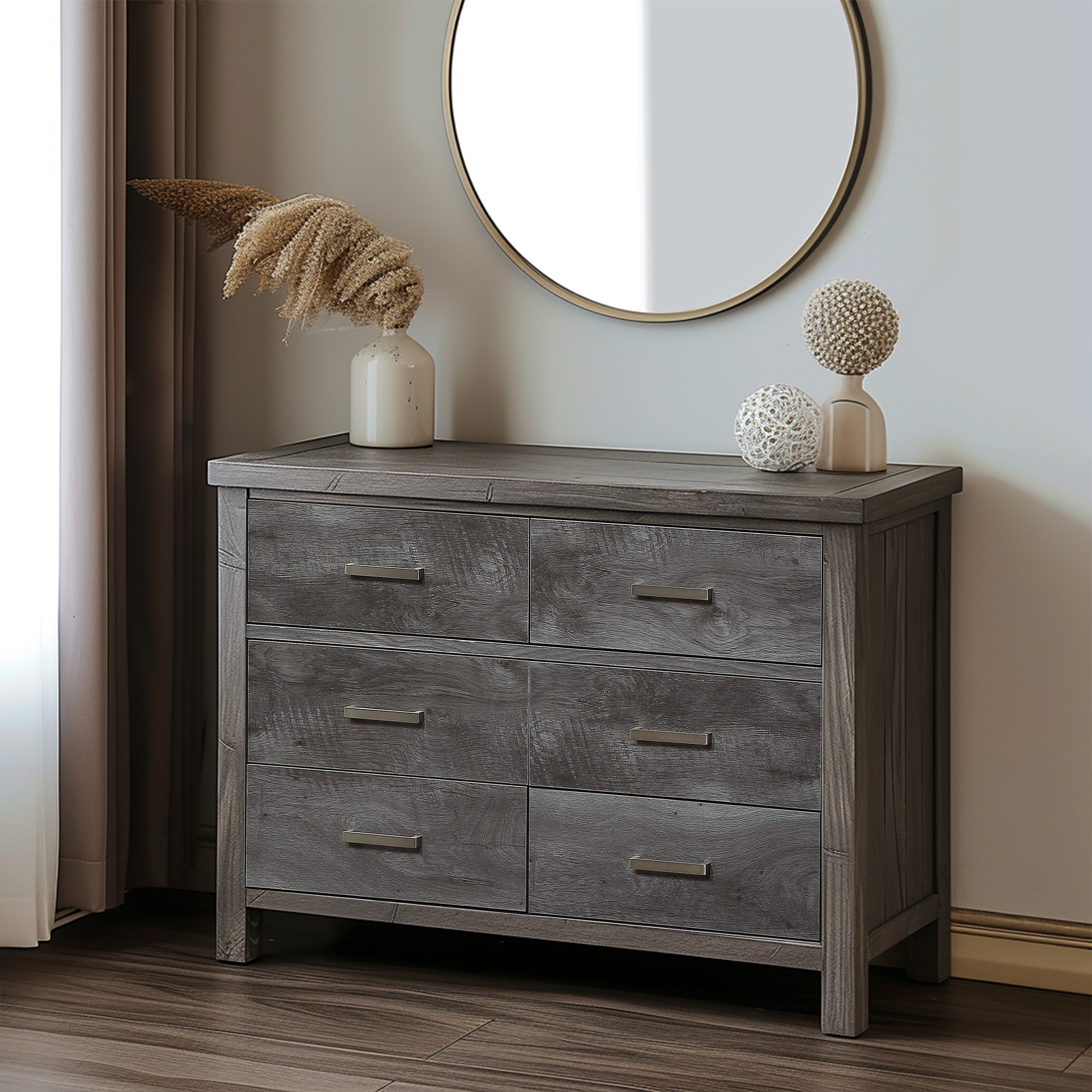 Rustic grey shop dresser