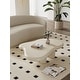 preview thumbnail 1 of 6, Modern Creamy White Irregular Cloud Coffee Table for Bedroom Living Room Plastic