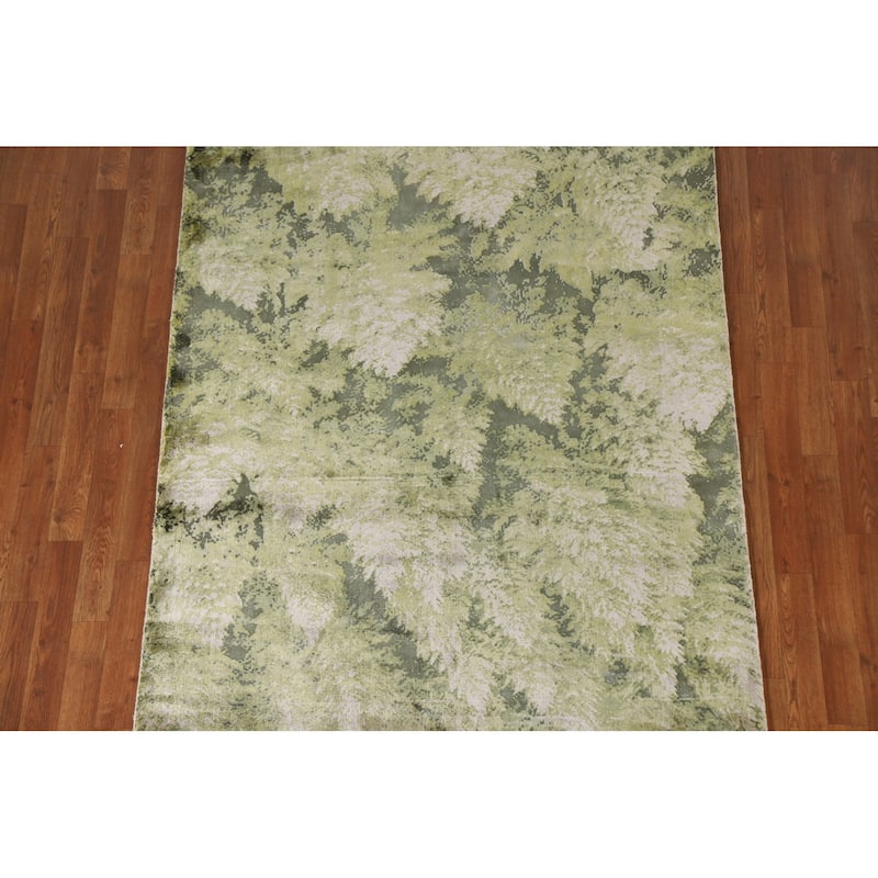 Abstract Modern Area Rug Handmade Wool Carpet - 4'7"x 6'5"