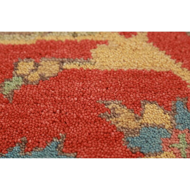 Geometric Heriz Serapi Oriental Area Rug Handmade Wool Carpet - 7'10" x 9'8"