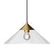 Option Brushed Gold / Clear Glass