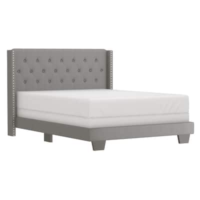 Modern Fabric Upholstered 60" Queen Bed