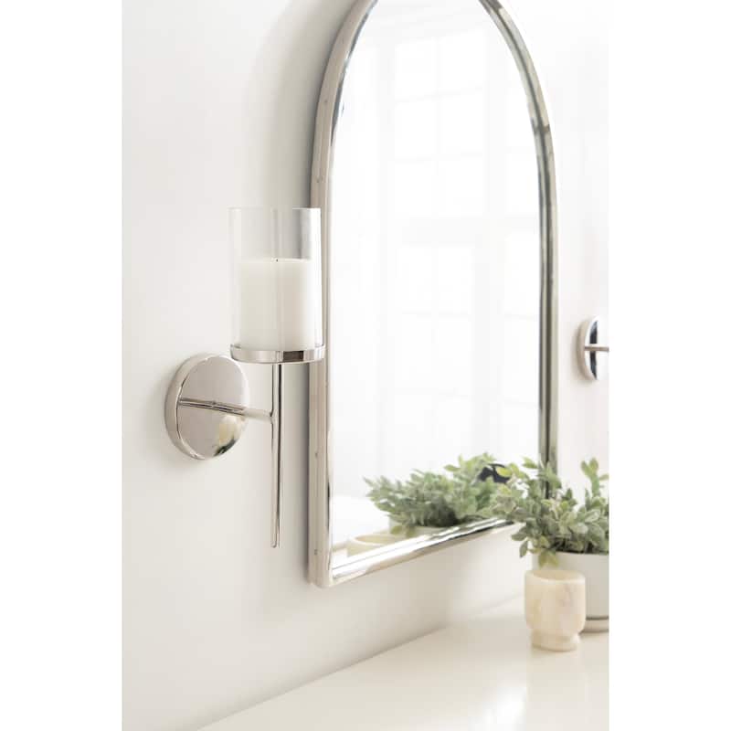 Kate and Laurel Blaise Metal Wall Sconce
