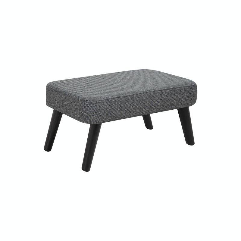 3 in 1 Foldable Linen Chaise Lounge with Adjustable Backrest, Footrest & Detachable Pillow