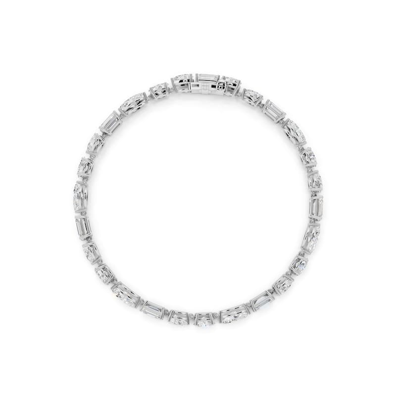 Auriya 14K Gold Lab Grown Fashion Bracelet 8 ct. tw. (F-G VS)