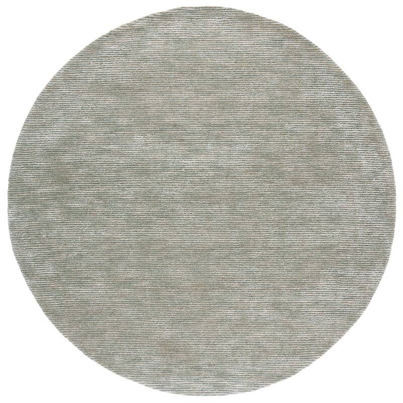 SAFAVIEH Handmade Soho Esmehan Contemporary Wool Rug - 6' Round - Green