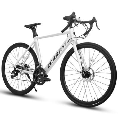 Road Bike, Suspension Fork, Aluminum Frame Disc Brakes, Men's Women's Road Bike