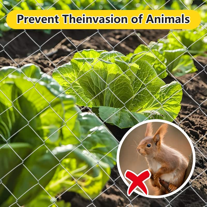 Anmytek Farm Fence 5.6ft x 57ft Heavy Zinc Coating Cattle Fence