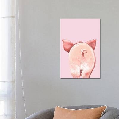 iCanvas "Pig Butt" by Big Nose Work Canvas Print