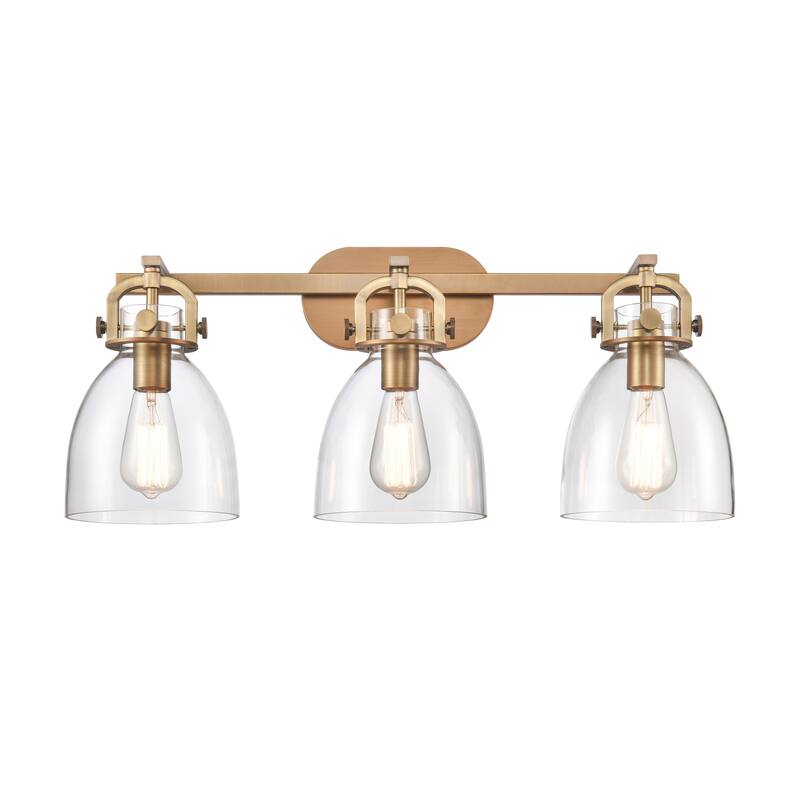 Innovations Lighting Newton Bell 3 Light 27" Bath Vanity Light