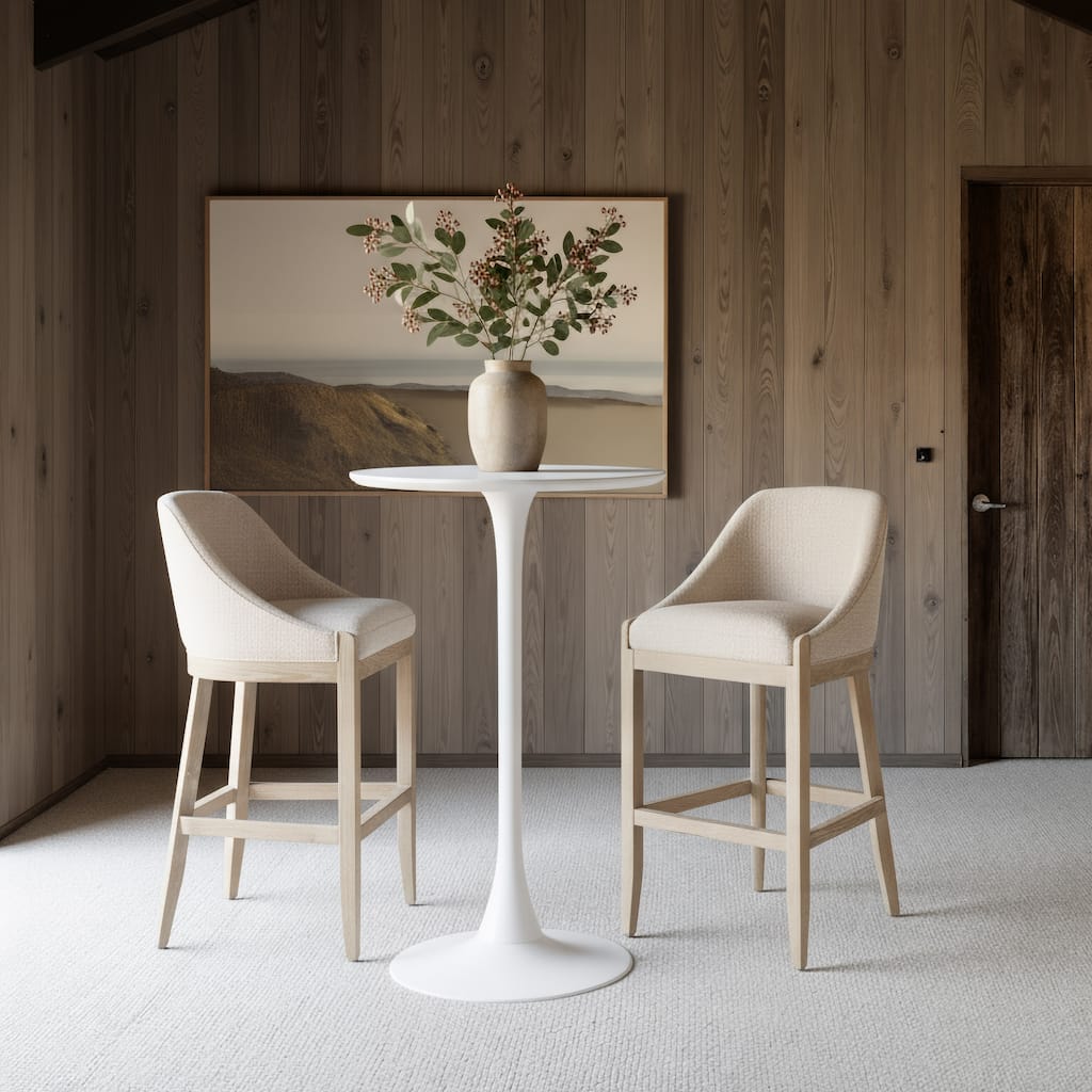 Auray Bar Table White