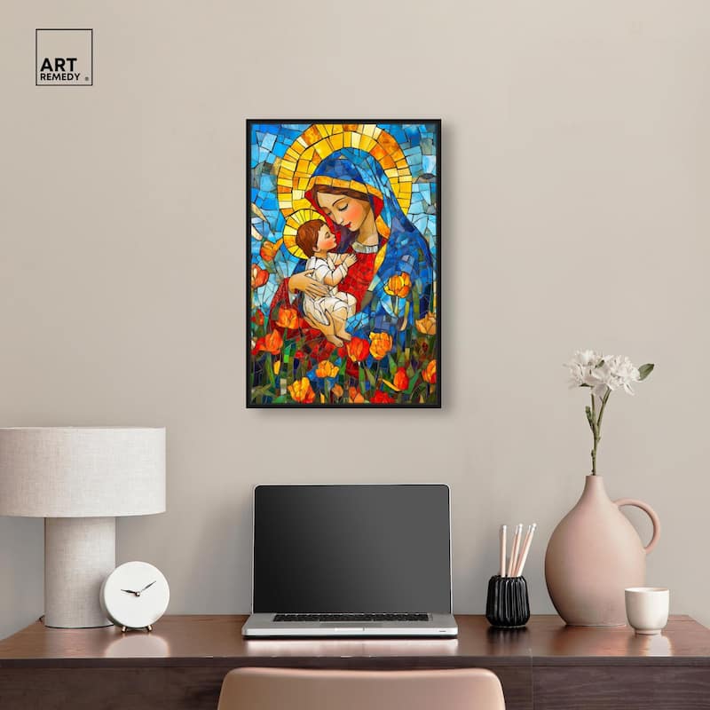 Glass Gospel I Canvas by Art Remedy