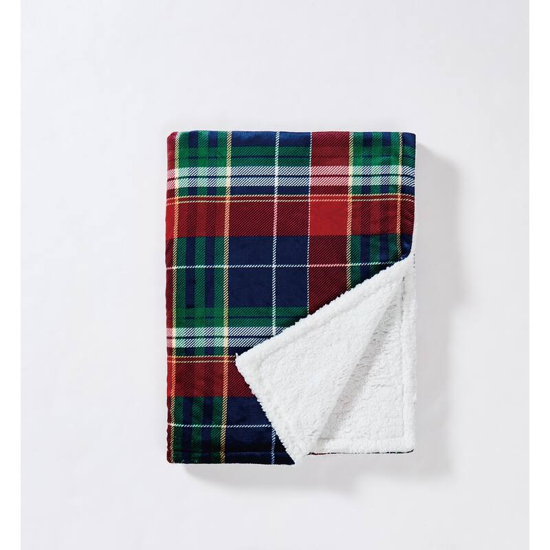Truly Soft Cuddle Warmth Plaid Throw