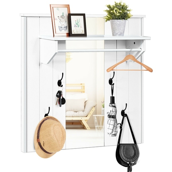 Hat rack storage outlet