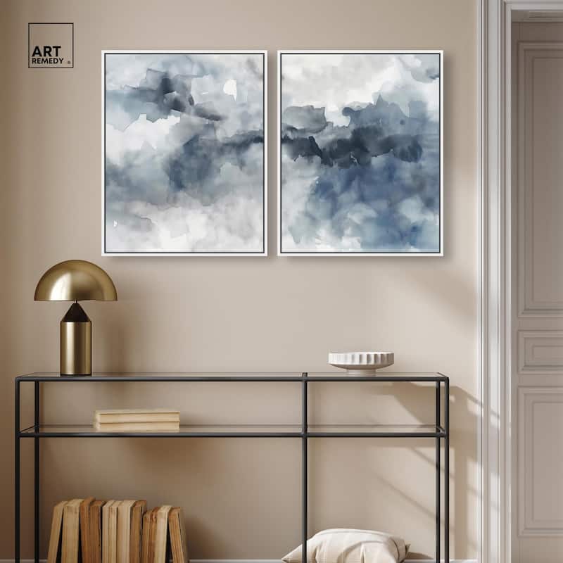 Calming Tides Canvas Set of 2 by Art Remedy