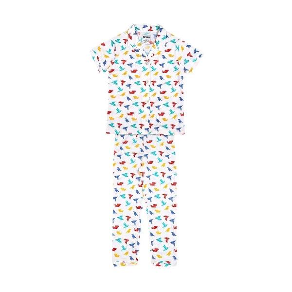 slide 2 of 2, Half Sleeve Nightsuit 2-3 years - Half Sleeve Nightsuit - Gummy Birds