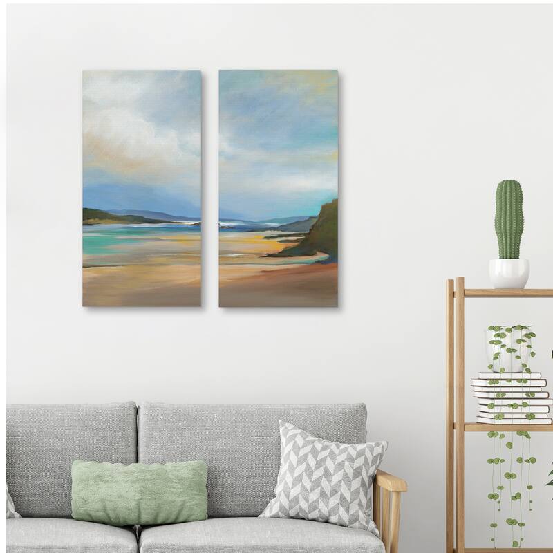 Paradise Cove A, B by Liz Jardine Canvas Art Prints