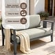 preview thumbnail 125 of 195, Outdoor Teak Solid Wood Patio Furniture Set Loveseat Armchair Table Collection