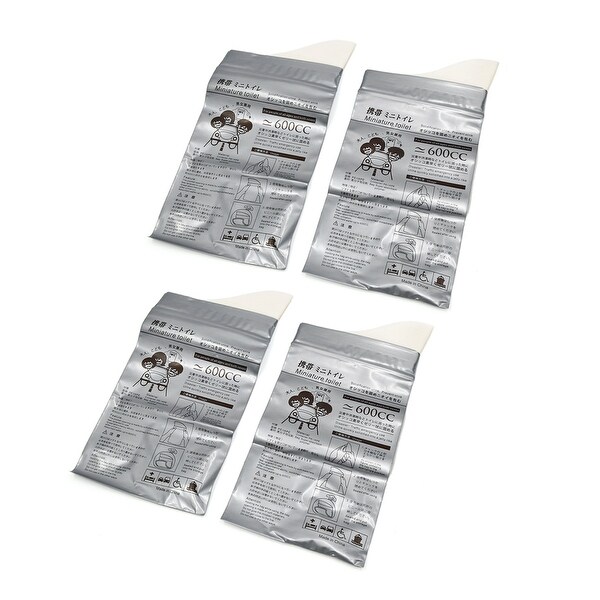 4Pcs 600cc Universal Auto Vehicle Outdoor Portable Water-proof Car Urine Bag