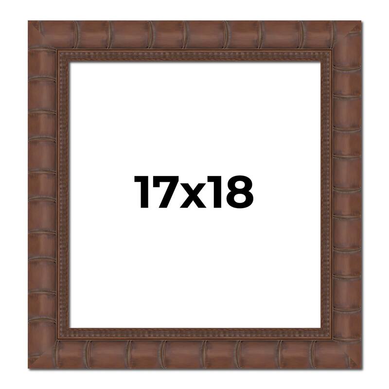 17x18 Frame Pewter Solid Wood Picture Frame Width 1.625 Inches | Interior Frame Depth 0.6875 Inches