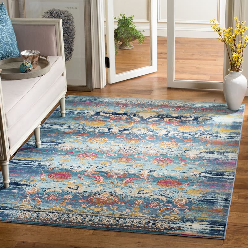 SAFAVIEH Baldwin Marsida Vintage Boho Oriental Rug - 8' x 10' - Teal/Beige