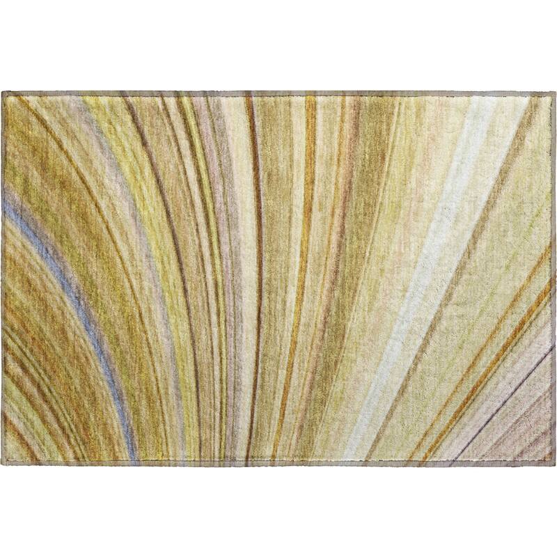 Premium Washable Super Soft Striped Abstract Mayfield Rug