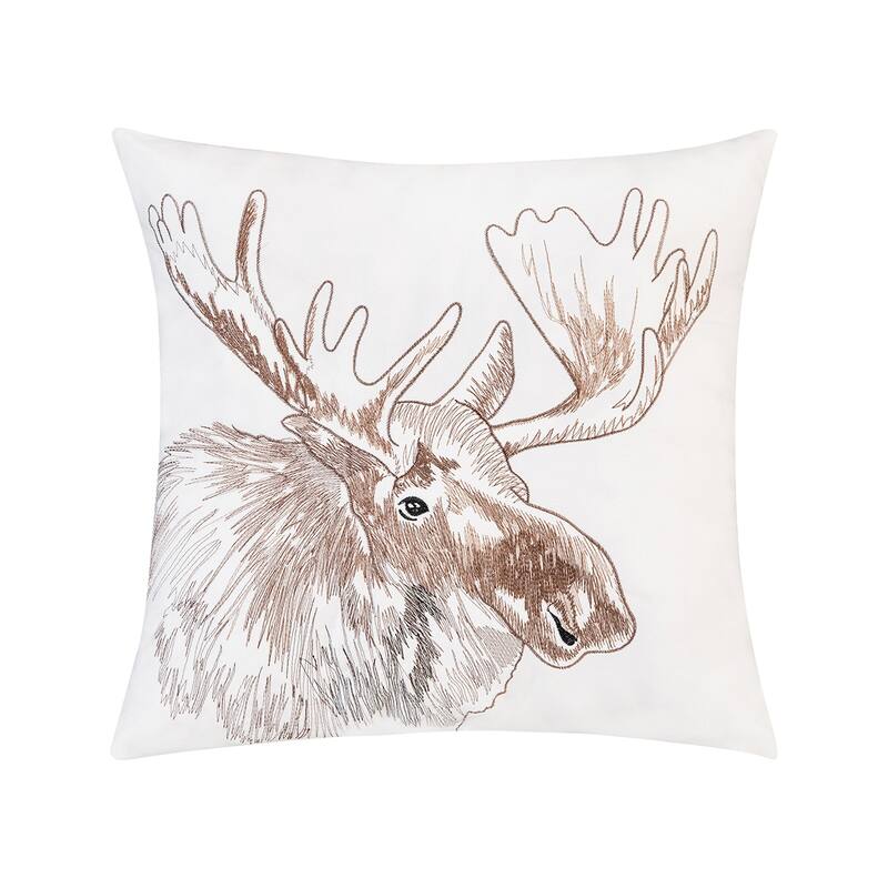 Moose Portrait Pillow