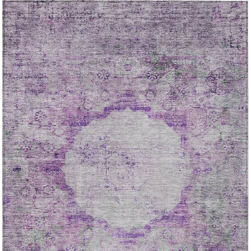 HomeRoots Oriental Traditional Rectangle Outdoor Rug