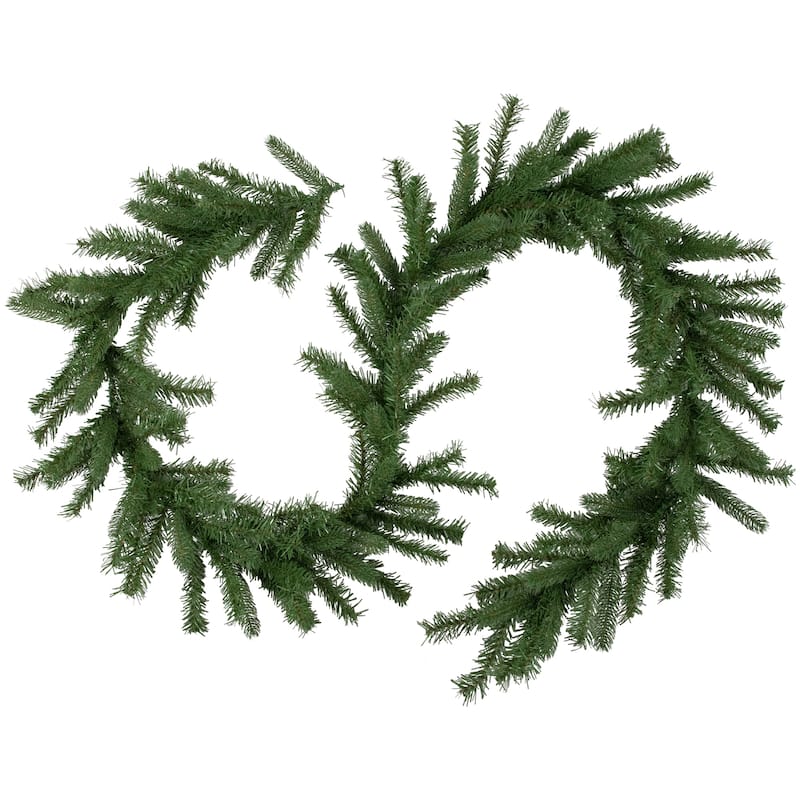 9' x 10" Green Sierra Noble Fir Artificial Christmas Garland Unlit - 9' x 10"