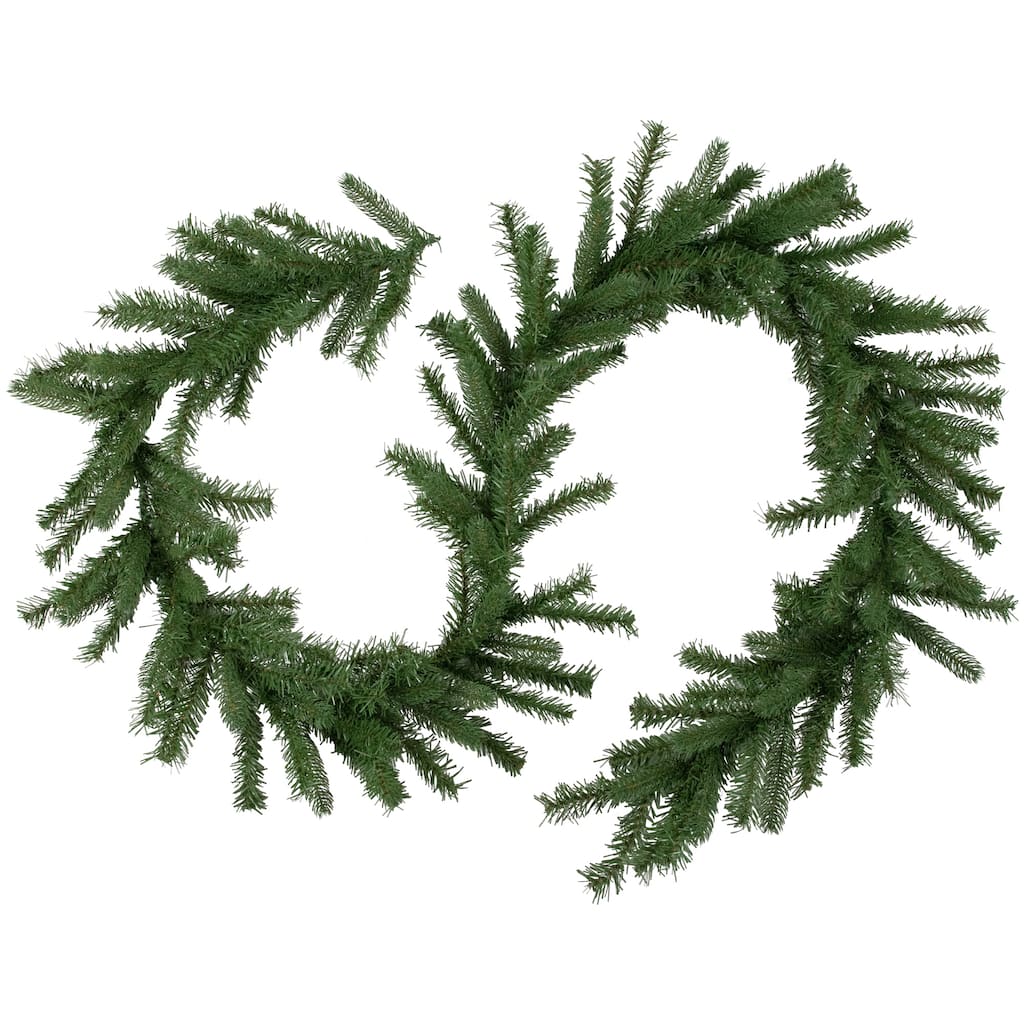 9' x 10" Green Sierra Noble Fir Artificial Christmas Garland Unlit - 9' x 10"