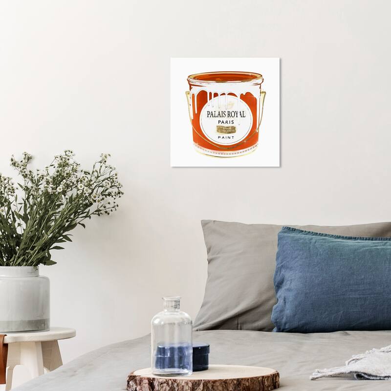 Wynwood Studio Canvas Fashion and Glam Palais Royal Luxe Paint Gold and Metallic Gold Glam Wall Art Canvas Print - 12 x 12