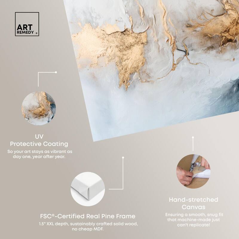 Canvas of Golden Shades Canvas by Art Remedy, Gallery Wrapped