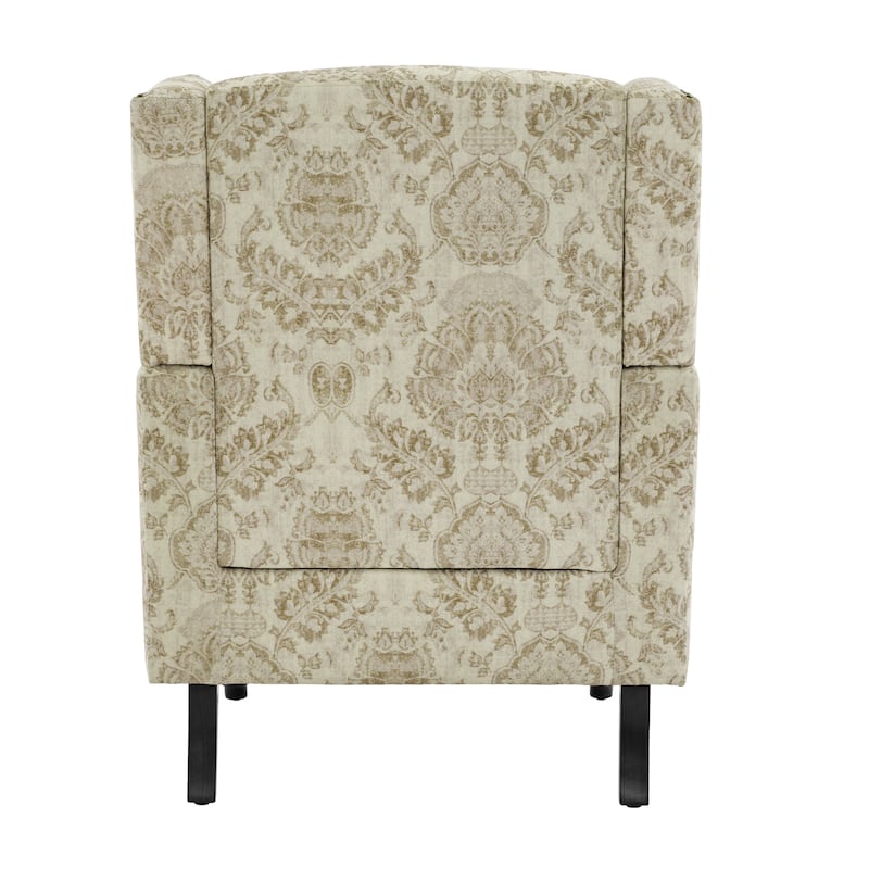 Upholstered Nailhead Trim Armchair Wingback Accent Chairs Set of 2