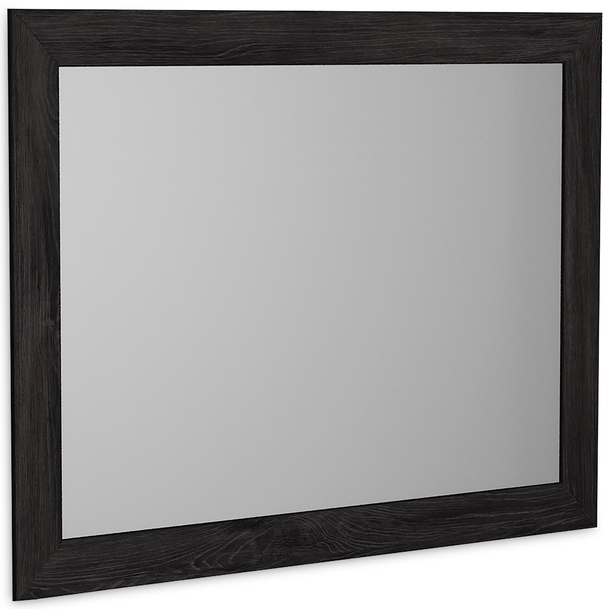 Signature Design by Ashley Belachime Black Bedroom Mirror - 42"W x 2"D x 31"H