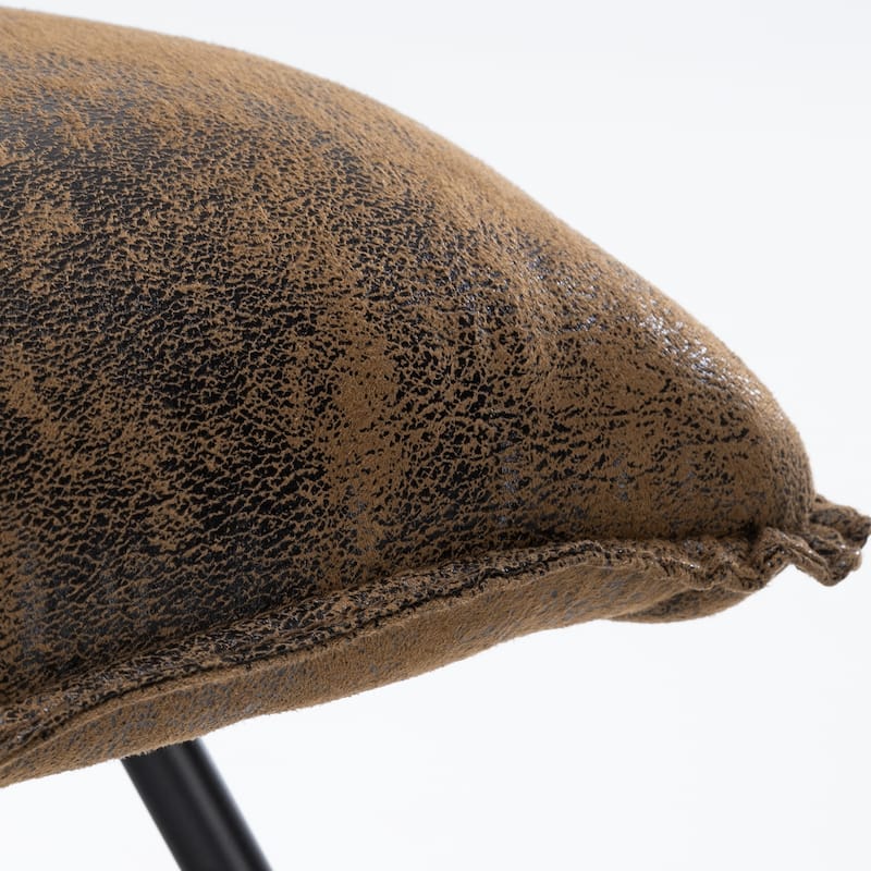 Mid Century Faux Leather Accent Chair With Adjustable Backrest Set of 2 - 31.5'' H X 22.2'' W X 23.6'' D