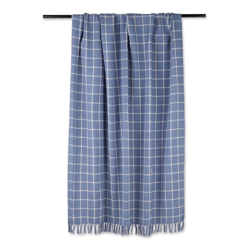 DII Checked Plaid Decorative Throw