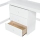 preview thumbnail 18 of 22, Twin Size Loft Bed with Desk, Blackboard, Shelf and 3 Drawers